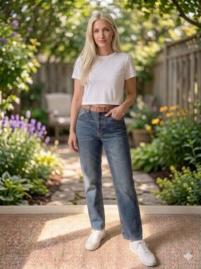 🌟 Wild Fable Easy Rigid High-Rise Straight Leg Jeans 🌟